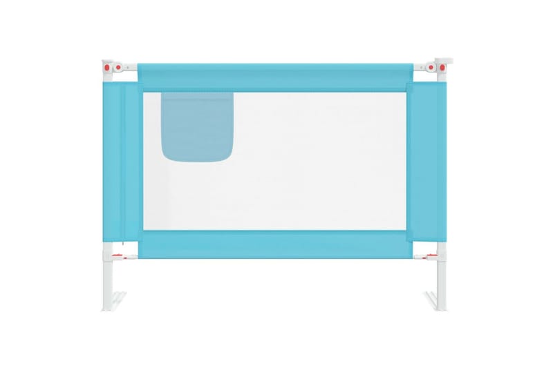 sengehest til børneseng 90x25 cm stof blå - Blå - Møbler - Børnemøbler - Børneseng & juniorseng