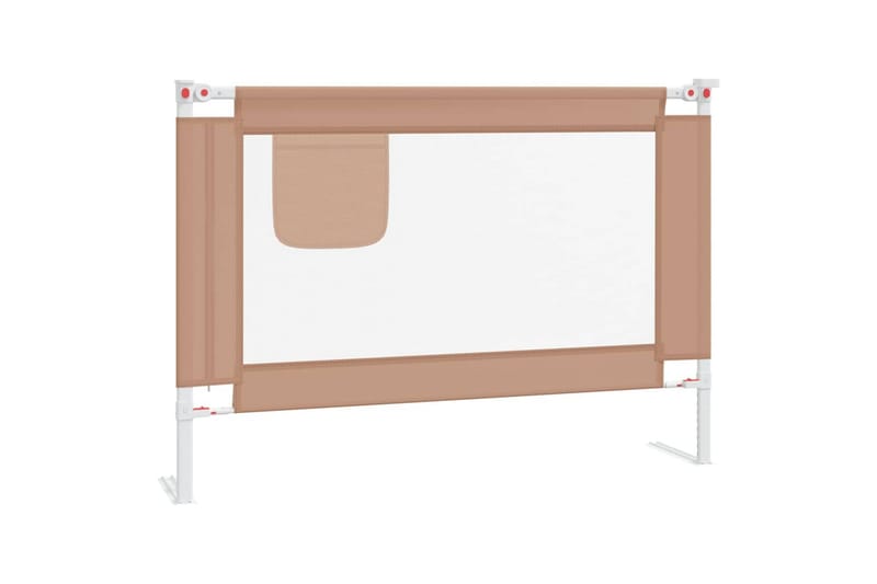 sengehest til børneseng 90x25 cm stof gråbrun - Gråbrun - Møbler - Børnemøbler - Børneseng & juniorseng