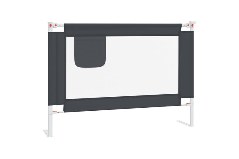 sengehest til børneseng 90x25 cm stof mørkegrå - Grå - Møbler - Børnemøbler - Børneseng & juniorseng