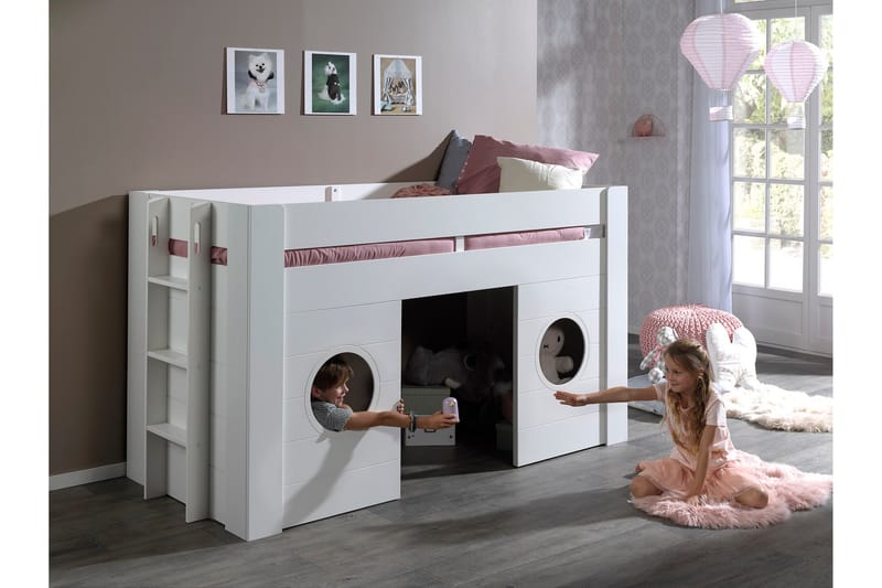 Storsand Køjeseng 214 cm - Hvid - Møbler - Børnemøbler - Børneseng & juniorseng