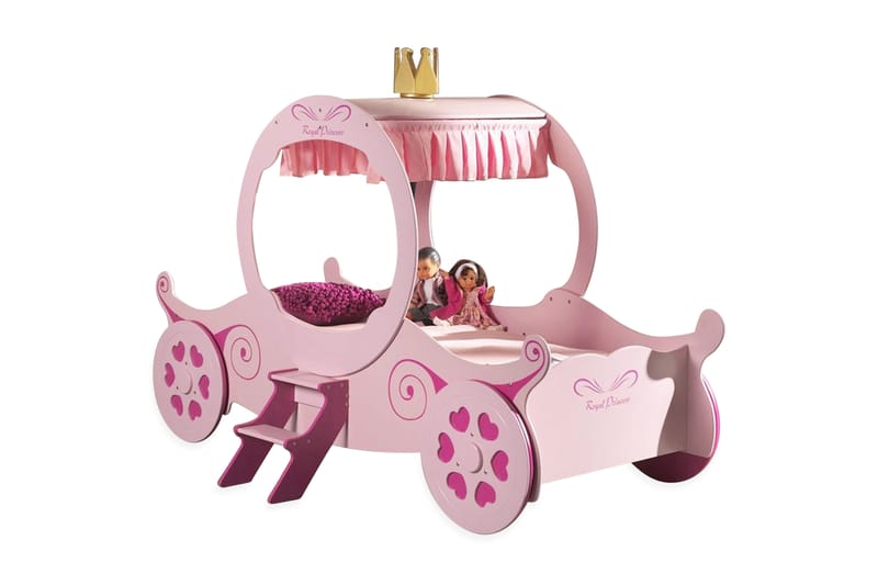 Toycaz Bilseng - Lyserød - Møbler - Børnemøbler - Børneseng & juniorseng
