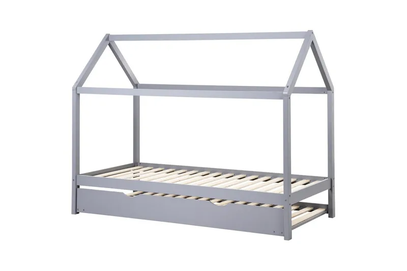 Udtrækkelig børneseng Crillon, Grå