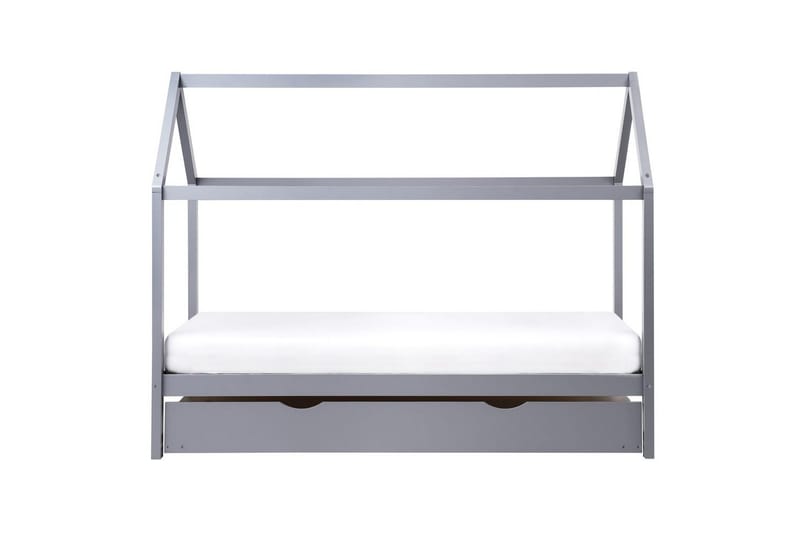 Udtrækkelig børneseng Crillon - Grå - Møbler - Børnemøbler - Børneseng & juniorseng - Husseng