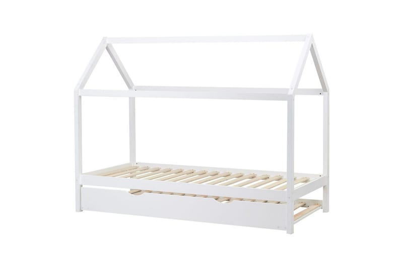 Udtrækkelig børneseng Crillon, Hvid