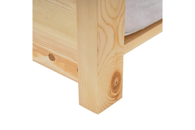 Udtrækkelig børneseng Crillon - Lyst træ - Møbler - Børnemøbler - Børneseng & juniorseng - Husseng