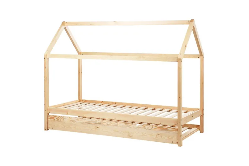 Udtrækkelig børneseng Crillon, Lyst træ