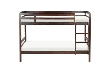 Våningssäng Beliani Regat Grå Dark wood - Møbler - Børnemøbler - Børneseng & juniorseng - Køjeseng børn