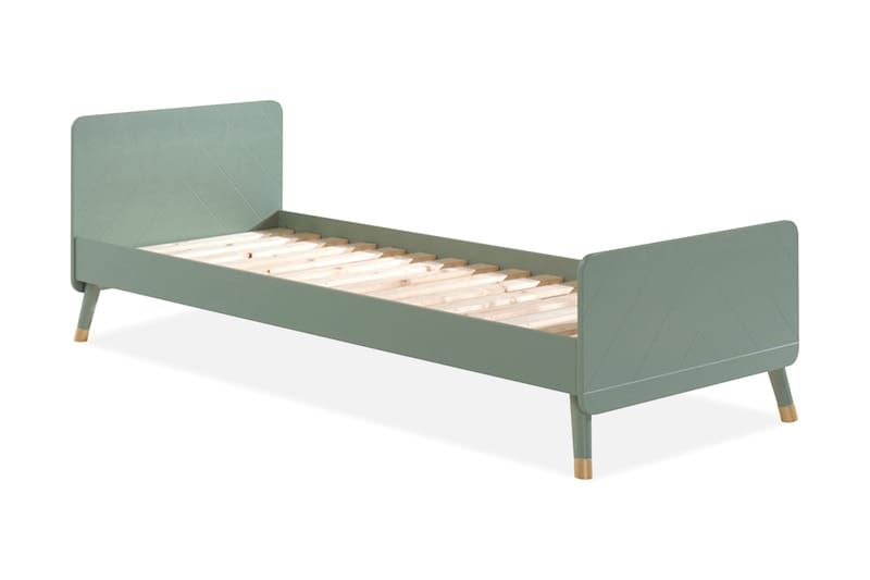 Vessinge Seng 90x200 cm - Grøn - Møbler - Børnemøbler - Børneseng & juniorseng
