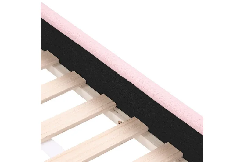 Børneseng Laye - Rosa, lyst træ - Møbler - Børnemøbler - Børneseng & juniorseng