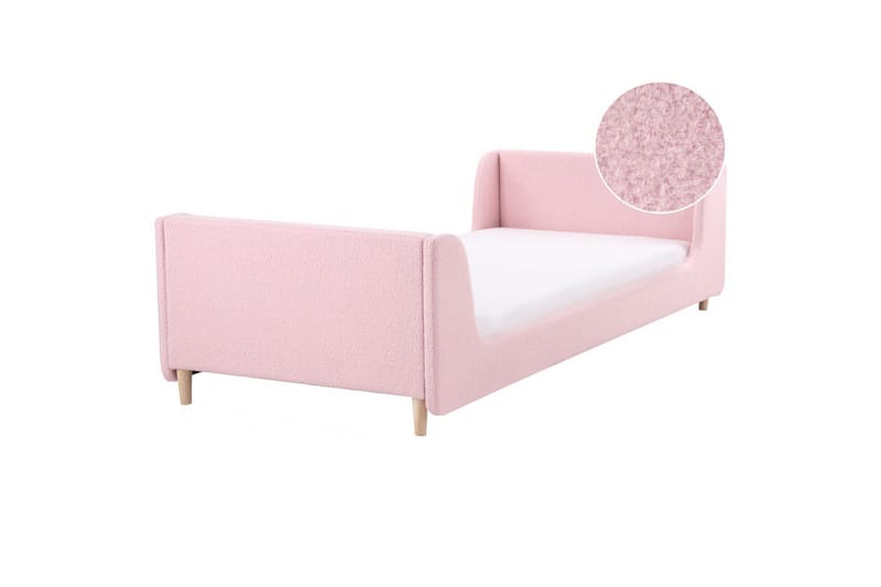 Børneseng Laye - Rosa, lyst træ - Møbler - Børnemøbler - Børneseng & juniorseng