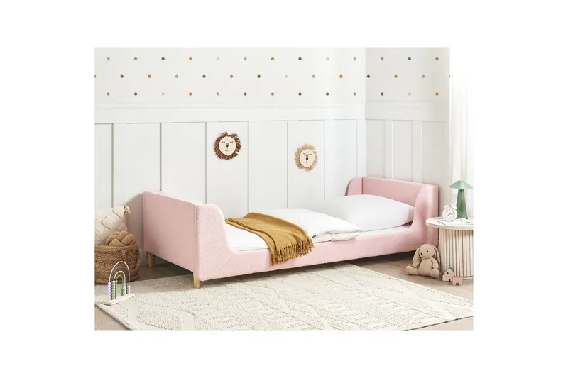 Børneseng Laye - Rosa, lyst træ - Møbler - Børnemøbler - Børneseng & juniorseng