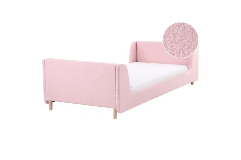 Børneseng Laye - Rosa, lyst træ - Møbler - Børnemøbler - Børneseng & juniorseng