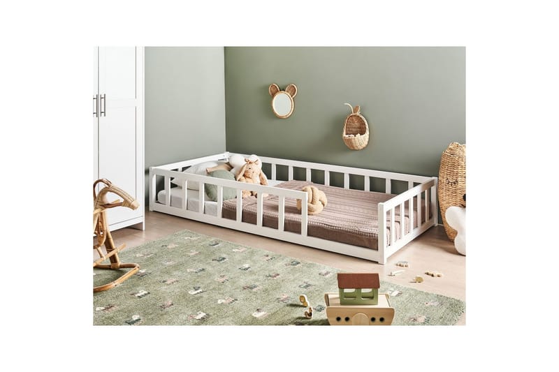 Børneseng Meymac - Hvid - Møbler - Børnemøbler - Børneseng & juniorseng