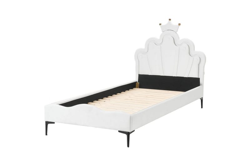 Børneseng Rubian, Hvid, Sort