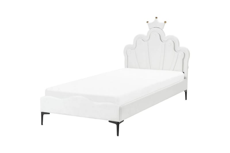 Børneseng Rubian - Hvid, Sort - Møbler - Børnemøbler - Børneseng & juniorseng