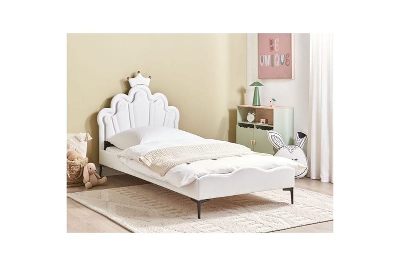 Børneseng Rubian - Hvid, Sort - Møbler - Børnemøbler - Børneseng & juniorseng