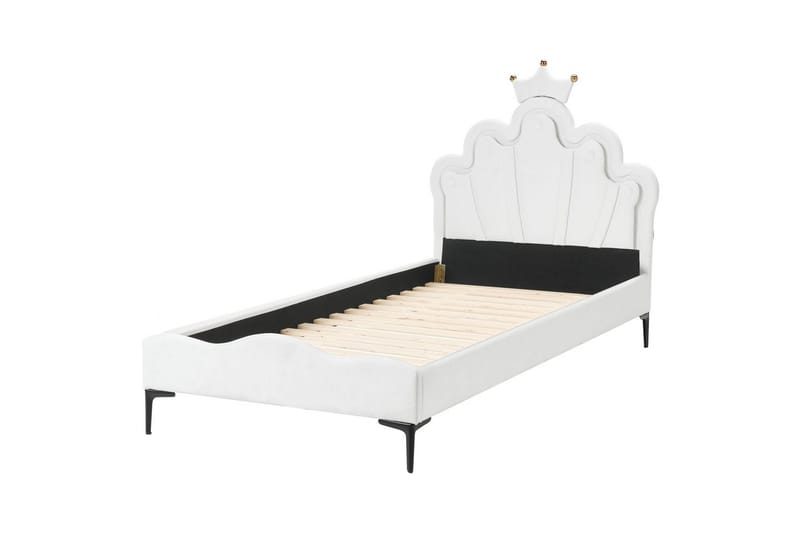 Børneseng Rubian, Hvid, Sort