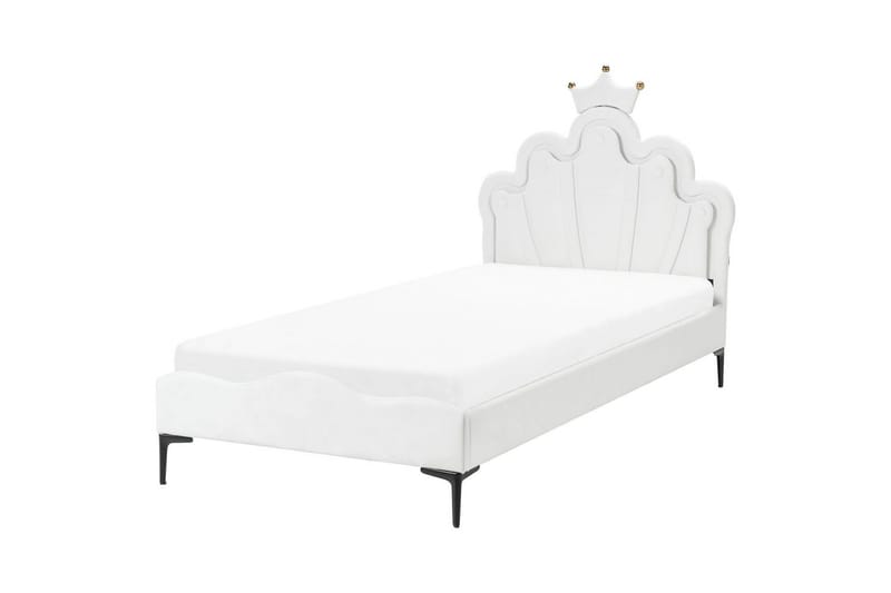 Børneseng Rubian - Hvid, Sort - Møbler - Børnemøbler - Børneseng & juniorseng