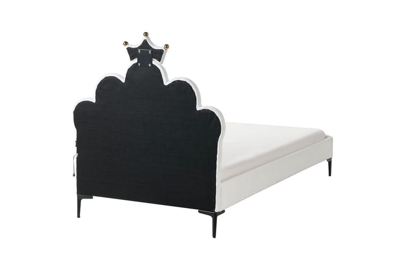 Børneseng Rubian - Hvid, Sort - Møbler - Børnemøbler - Børneseng & juniorseng