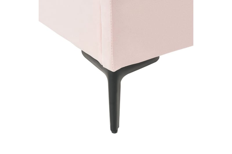 Børneseng Rubian - Lyserød, Sort - Møbler - Børnemøbler - Børneseng & juniorseng