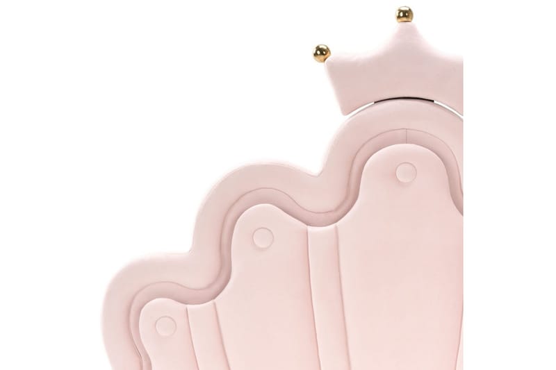 Børneseng Rubian - Lyserød, Sort - Møbler - Børnemøbler - Børneseng & juniorseng