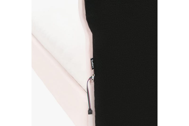 Børneseng Rubian - Lyserød, Sort - Møbler - Børnemøbler - Børneseng & juniorseng