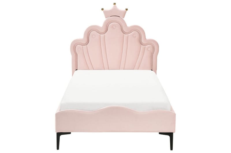 Børneseng Rubian - Lyserød, Sort - Møbler - Børnemøbler - Børneseng & juniorseng