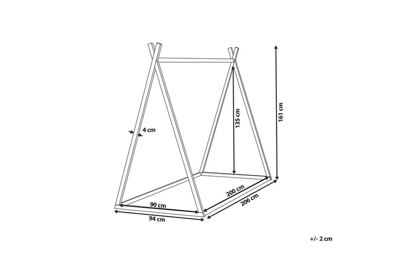 Børneseng Saurat - Lyst træ - Møbler - Børnemøbler - Børneseng & juniorseng