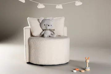 Kelso Børnesofa Teddy - Hvid - Møbler - Børnemøbler - Børnesofa
