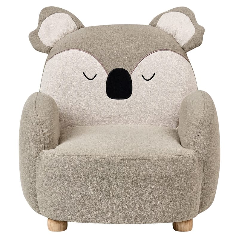 Børnelænestol Hervik - Beige, hvid, brun/55x49x63 - Møbler - Børnemøbler - Børnestol - Børne lænestol