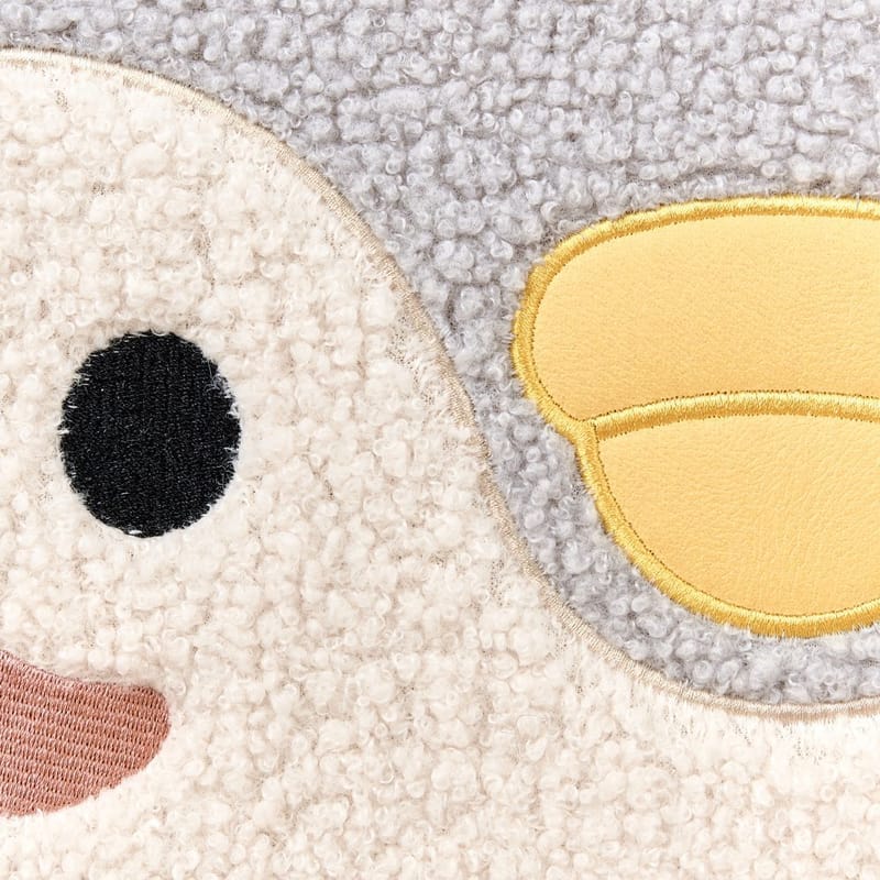 Børnelænestol Hervik - Grå, hvid, brun/50x55x60 - Møbler - Børnemøbler - Børnestol - Børne lænestol