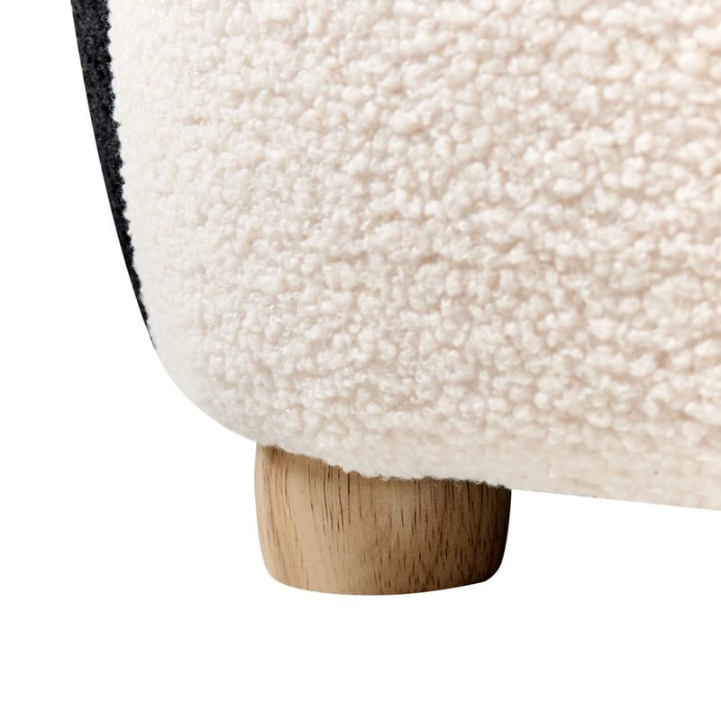 Børnelænestol Hervik - Sort, hvid, brun/50x55x60 - Møbler - Børnemøbler - Børnestol - Børne lænestol