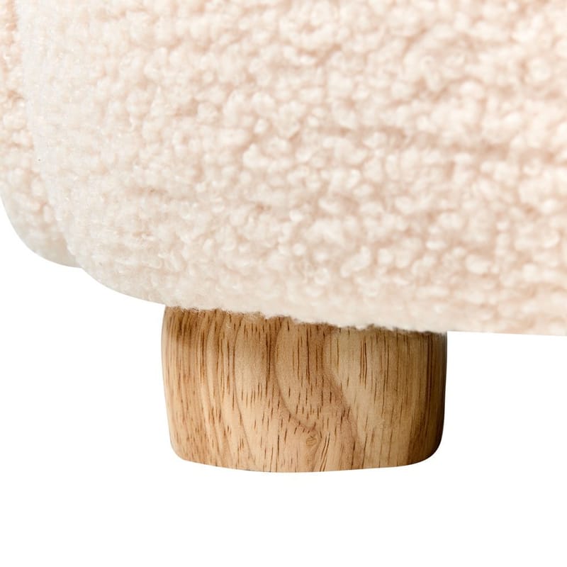 Børnelænestol Zoar - Hvid, brun - Møbler - Børnemøbler - Børnestol - Børne lænestol