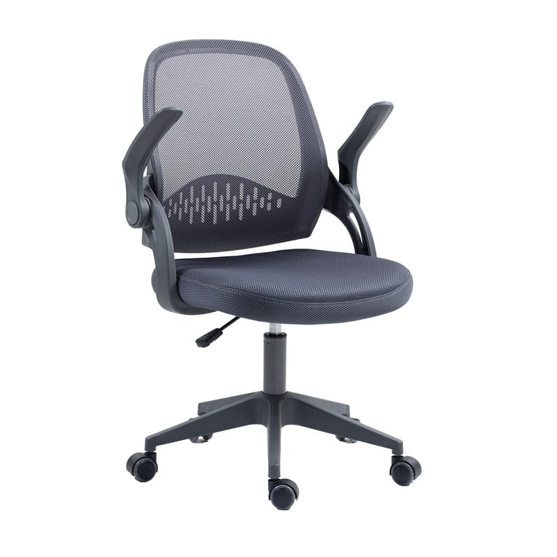 Børneskrivebordsstol HOME4YOU Emmy Grå - Grå - Møbler - Børnemøbler - Børnestol - Skrivebordsstole børn