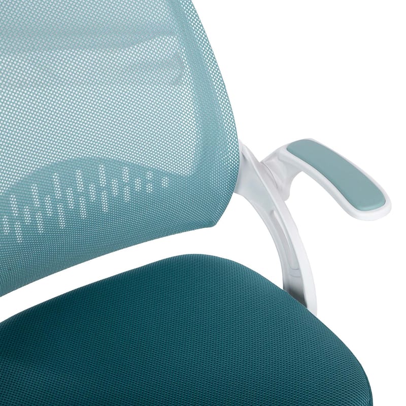 Børneskrivebordsstol HOME4YOU Emmy med fodstøtte Turkis - turkis - Møbler - Børnemøbler - Børnestol - Skrivebordsstole børn