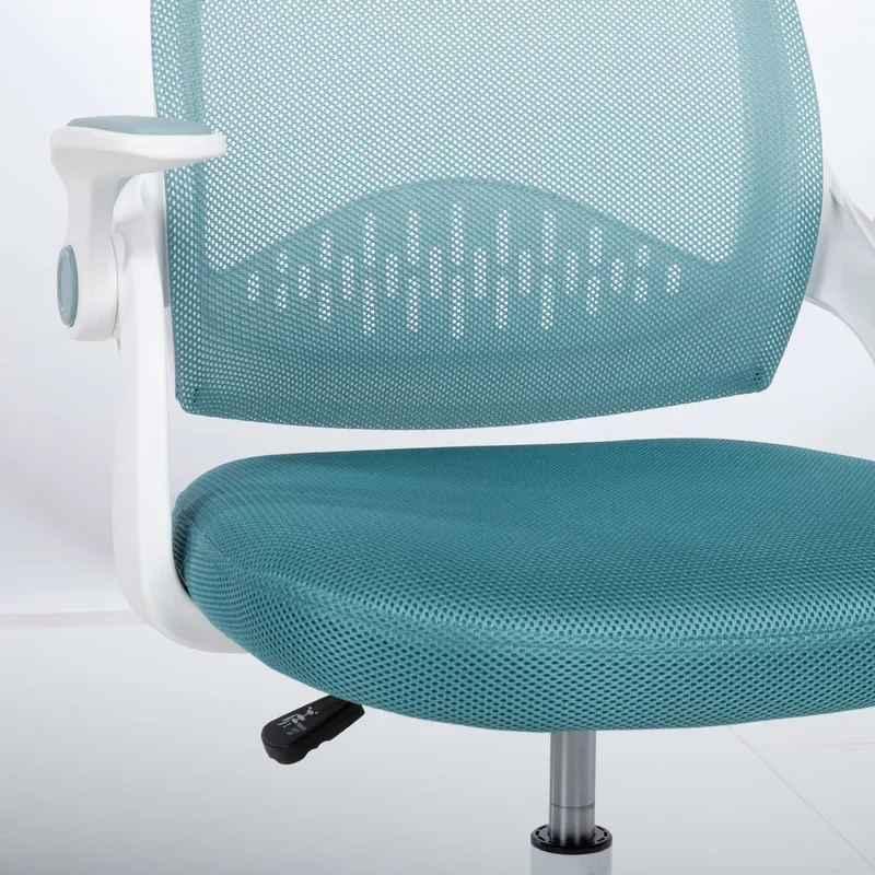 Børneskrivebordsstol HOME4YOU Emmy med fodstøtte Turkis - turkis - Møbler - Børnemøbler - Børnestol - Skrivebordsstole børn