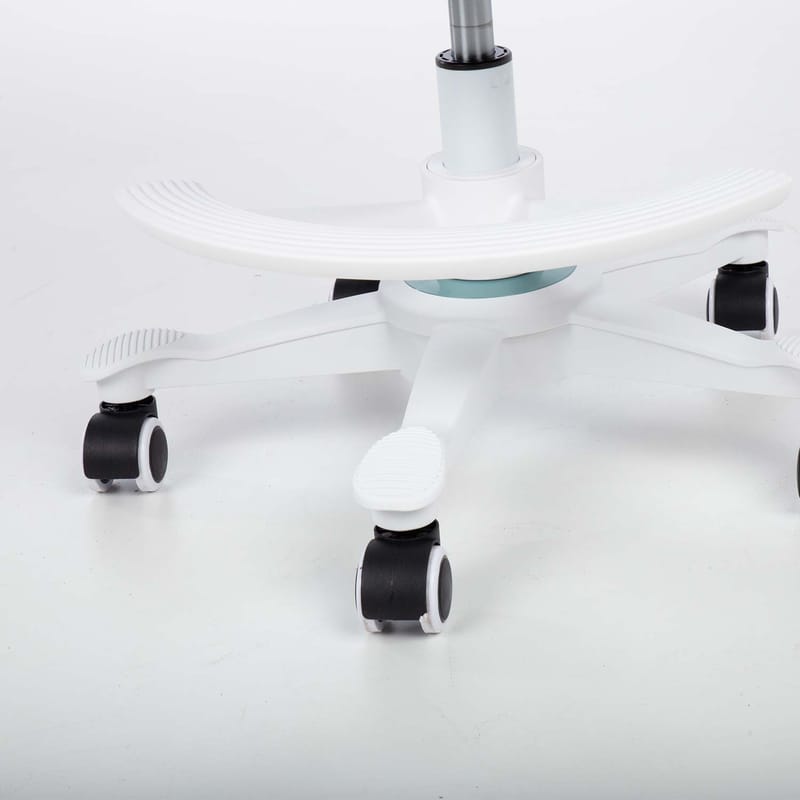 Børneskrivebordsstol HOME4YOU Emmy med fodstøtte Turkis - turkis - Møbler - Børnemøbler - Børnestol - Skrivebordsstole børn