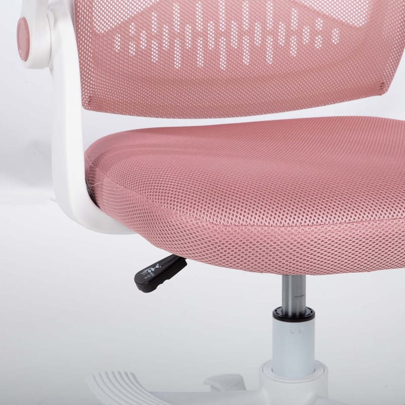 Børneskrivebordsstol HOME4YOU Emmy med fodstøtte Pink - pink - Møbler - Børnemøbler - Børnestol - Skrivebordsstole børn