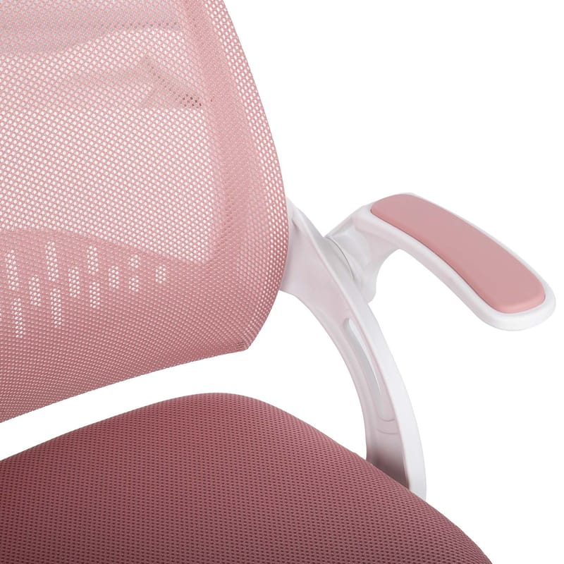 Børneskrivebordsstol HOME4YOU Emmy med fodstøtte Pink - pink - Møbler - Børnemøbler - Børnestol - Skrivebordsstole børn