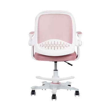 Børneskrivebordsstol HOME4YOU Emmy med fodstøtte Pink - pink - Møbler - Børnemøbler - Børnestol - Skrivebordsstole børn