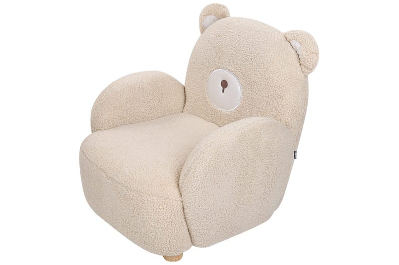 Børnestol Boo Beige/lyst træ - Beige/lyst træ - Møbler - Børnemøbler - Børnestol - Børne lænestol