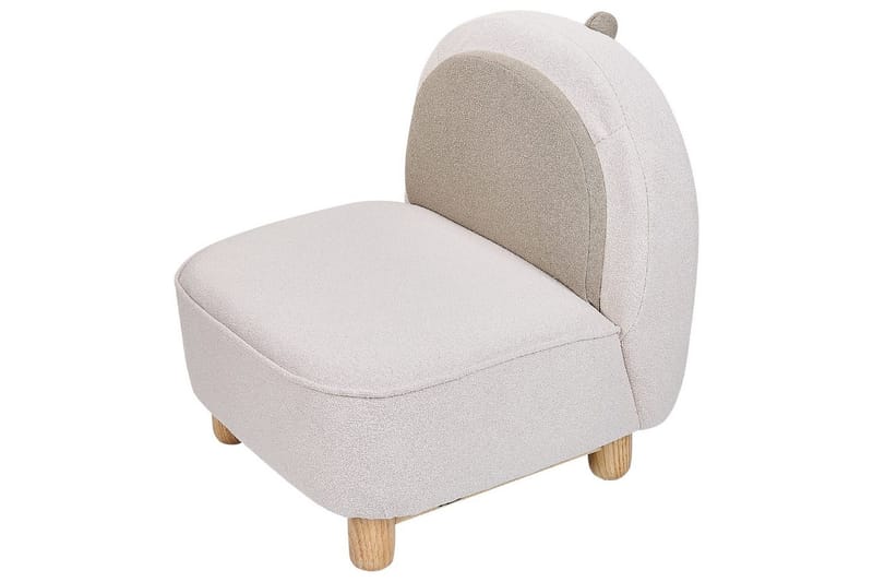 Børnestol Faborg Beige/lyst træ - Beige/lyst træ - Møbler - Børnemøbler - Børnestol - Børne lænestol