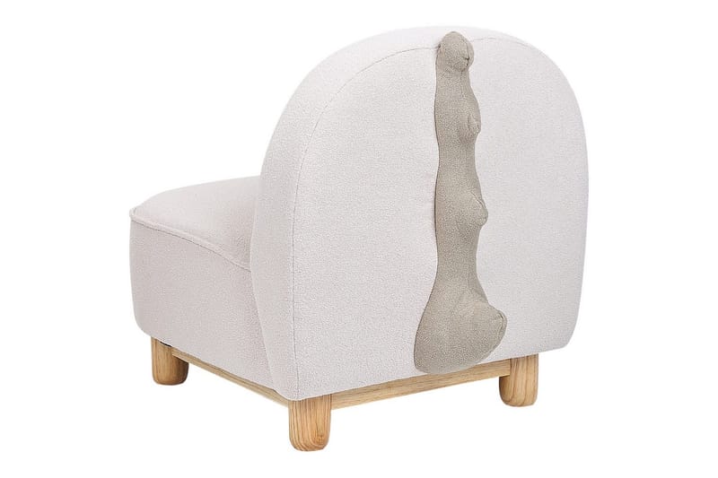 Børnestol Faborg Beige/lyst træ - Beige/lyst træ - Møbler - Børnemøbler - Børnestol - Børne lænestol