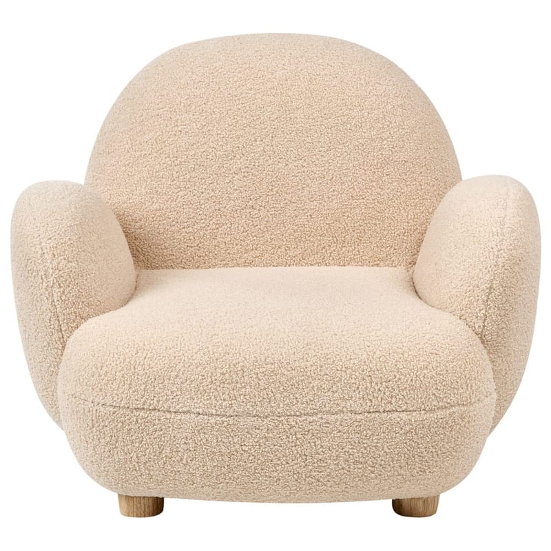 Børnestol Hem - Beige, lyst træ - Møbler - Børnemøbler - Børnestol - Børne lænestol