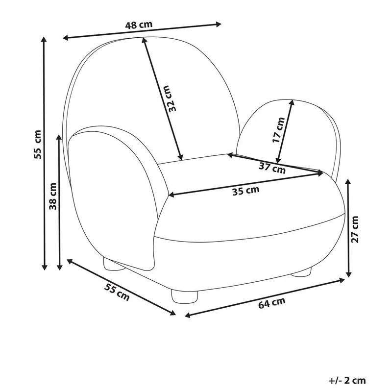 Børnestol Hem - Rosa, lyst træ - Møbler - Børnemøbler - Børnestol - Børne lænestol