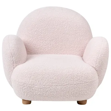 Børnestol Hem - Rosa, lyst træ - Møbler - Børnemøbler - Børnestol - Børne lænestol