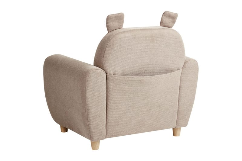 Børnestol Maribo Taupe/lyst træ - Taupe/lyst træ - Møbler - Børnemøbler - Børnestol - Skrivebordsstole børn