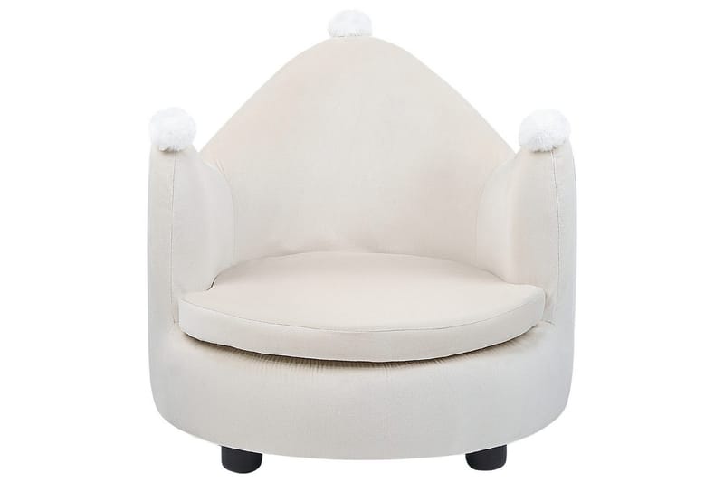 Børnestol Vega Beige/sort - Beige/sort - Møbler - Børnemøbler - Børnestol - Børne lænestol
