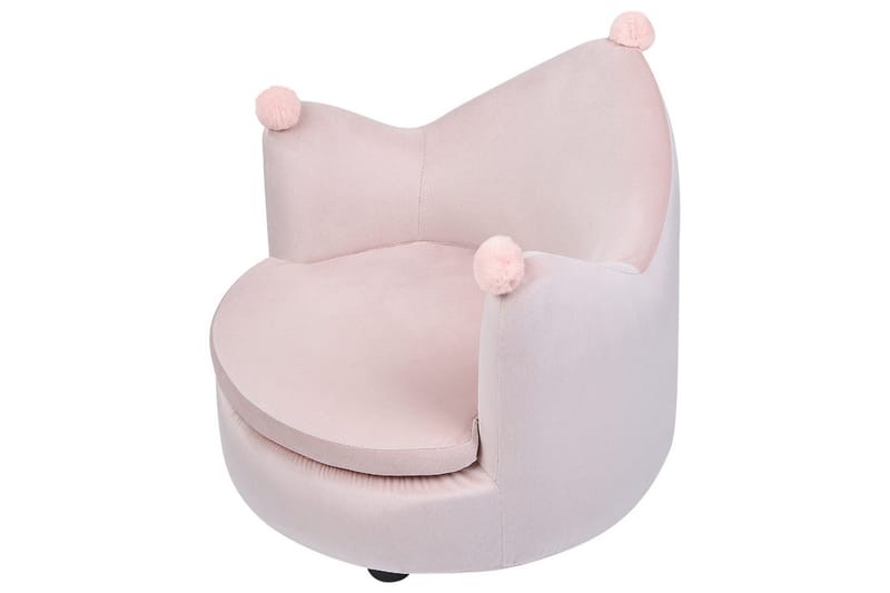 Børnestol Vega Rosa/Sort - Rosa/Sort - Møbler - Børnemøbler - Børnestol - Børne lænestol