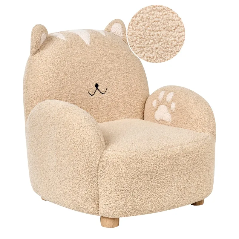 Barnfåtölj Brun, Beige, undefined